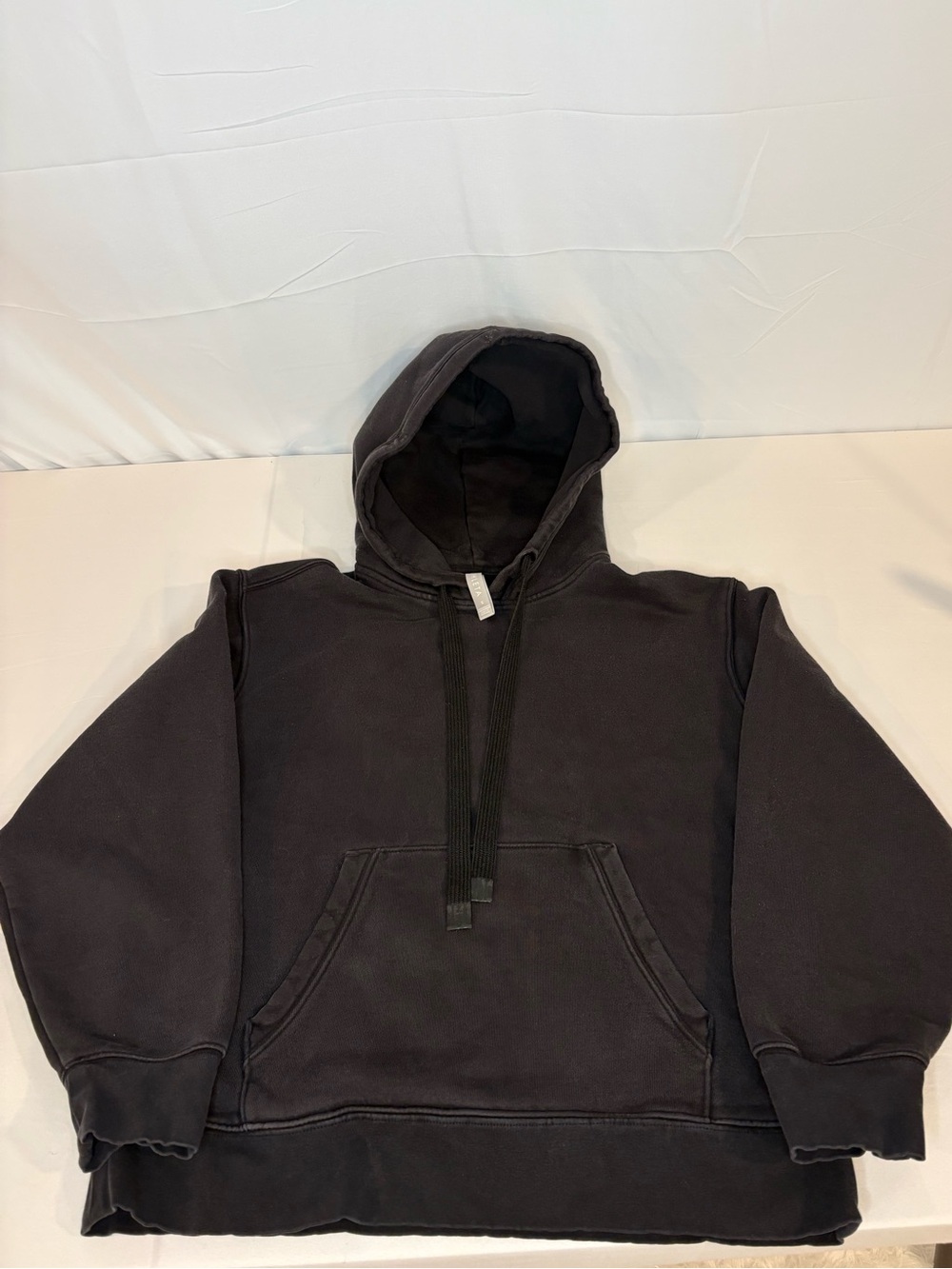 Athleta Black Fleece Lined Hoodie Small